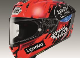 【SHOEI】X-FifteenにMotoGPライダーMarc Marquez選手のレプリカモデル「MARQUEZ 9」（マルケス 9）が新たにラインナップ。2026年3月発売予定。
