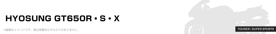 HYOSUNG GT650R・S・X パーツを探す