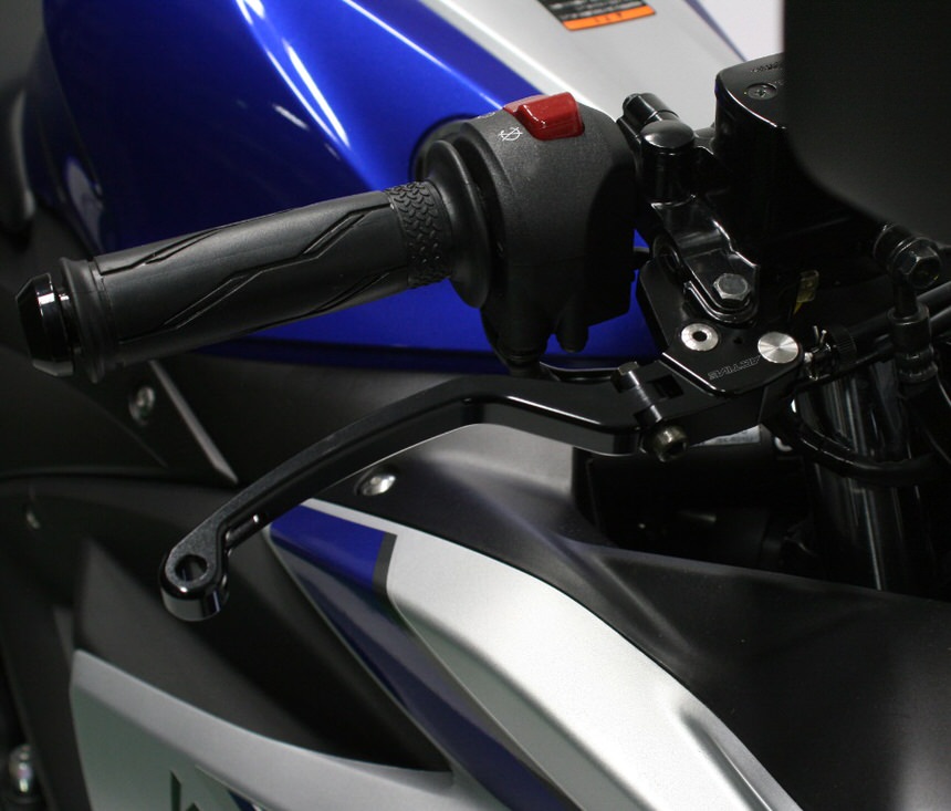 RS2 ビレットブレーキレバー スタンダードサイズ/ブラック ACTIVE（アクティブ） YZF-R25（15年）