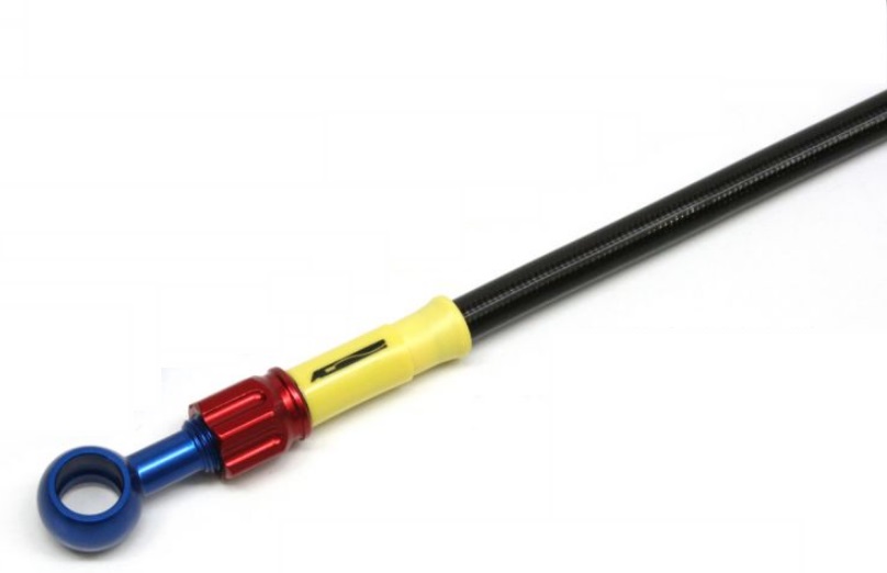 ボルトオンブレーキホースキット スモーク フロント用 Sダイレクト アルミ ACパフォーマンスライン 250TR（02〜06年）