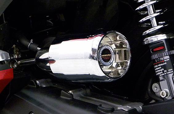 パワーフィルターキット シルバーメッキ ASAKURA（浅倉商事） PCX150（KF12 初期モデル）