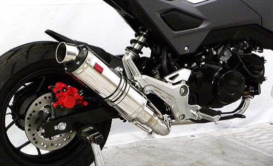 DDRタイプマフラー GPタイプ メタルバージョン フルエキゾースト ASAKURA（浅倉商事） GROM（グロム）16年〜（2型）