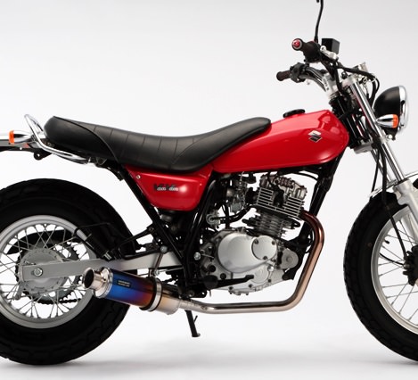 HMS スズキ バンバン200 100φ砲弾マフラー HMS スズキ バンバン200 100φ砲弾マフラー