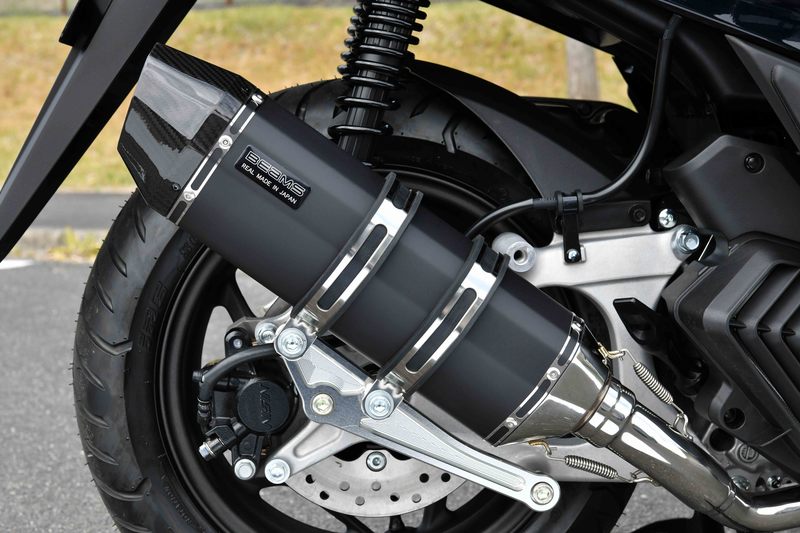 CORSA-EVO2 マフラー MBK（マットブラック）サイレンサー 政府認証 BMS-R（ビームス） PCX160（8BK-KF47）