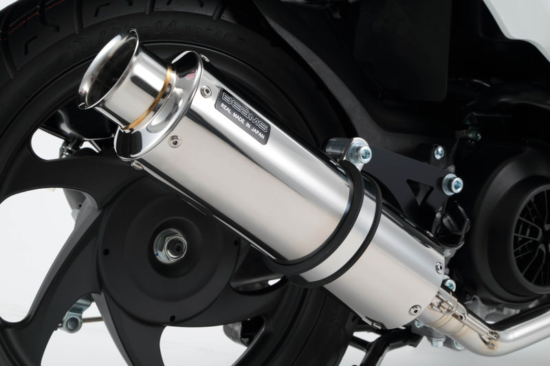 SS300ソニックSP ステンレスマフラー 政府認証モデル BEAMS（ビームス） Dio110（ディオ110）JF58