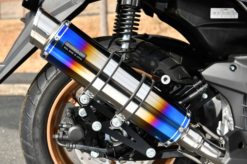 R-EVO2 マフラー ヒートチタンサイレンサー 政府認証 BMS-R（ビームス） NMAX155（エヌマックス155）8BK-SG66J