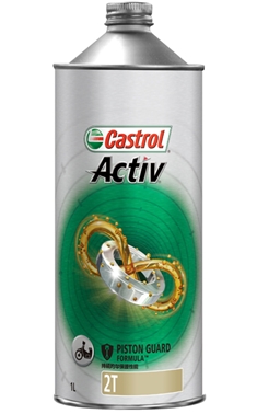 Active/アクティブ 2T 1リットル（1L）（4985330202323）エンジンオイル Castrol（カストロール）