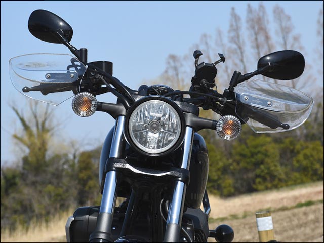 バイク 外装 バンパー フロント ブラック BOLT 405-232 取寄品