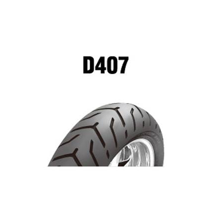 DUNLOP ハーレー用タイヤ D407（リア）180/55B18 MC 80H（BW） TL