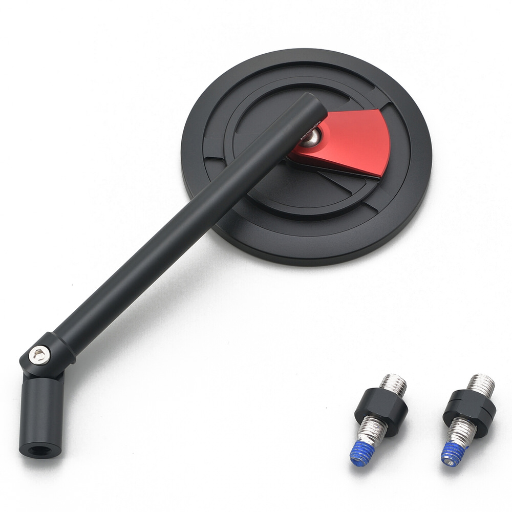 HIGHSIDERロッドミラー エンタープライズEP1 ブラストブラック/レッド DAYTONA（デイトナ）