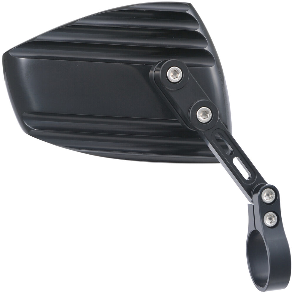 HIGHSIDER バーエンドミラー ハイサイダーウェーブ ブラック DAYTONA（デイトナ）