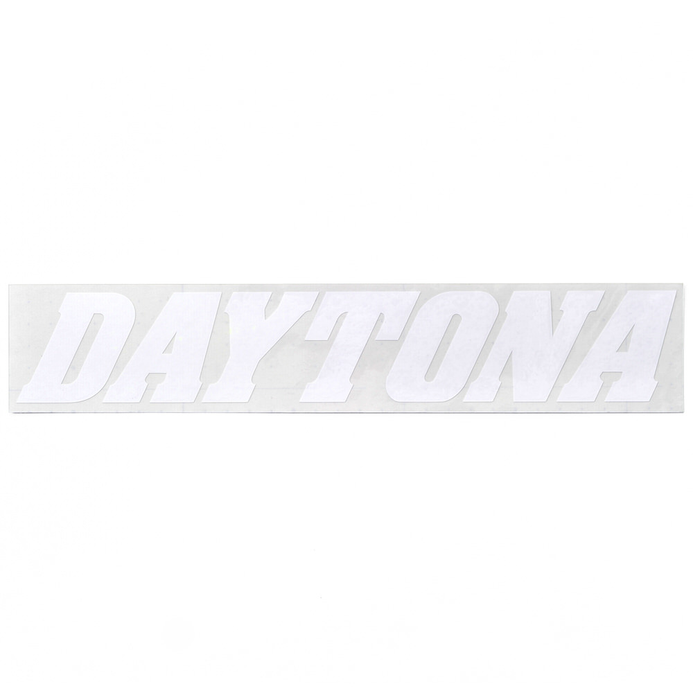 ステッカー ブランドロゴ DAYTONA 抜き文字 305×58mm ホワイト DAYTONA（デイトナ）