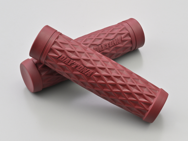 GRIPPY GRIP GG-D-GRID（全長127mm / Φ25.4ハンドル用 / エンド非貫通） オックスブラッドレッド DAYTONA（デイトナ）