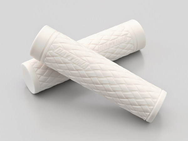 GRIPPY GRIP GG-D-KNIT（全長127mm / Φ25.4ハンドル用 / エンド非貫通） ホワイト DAYTONA（デイトナ）