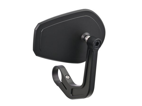 ハイビジミラー バーエンドミラー スリムタイプ YAIBA SHIELD ブラック DAYTONA（デイトナ）