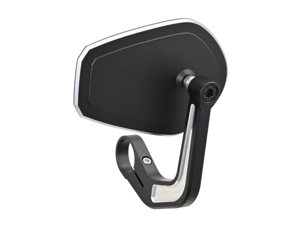 ハイビジミラー バーエンドミラー スリムタイプ YAIBA SHIELD コントラストカット DAYTONA（デイトナ）