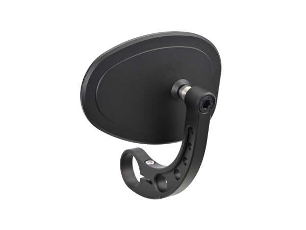 ハイビジミラー バーエンドミラー スリムタイプ MIKAZUKI OVAL ブラック DAYTONA（デイトナ）