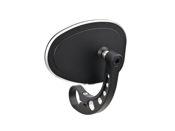 ハイビジミラー バーエンドミラー スリムタイプ MIKAZUKI OVAL コントラストカット DAYTONA（デイトナ）