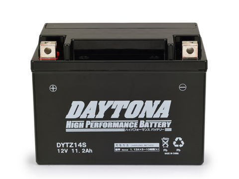 ハイパフォーマンス メンテナンスフリー バッテリー DYTZ14S（YTZ14S互換） DAYTONA（デイトナ） CB1100/RS/EX（17年）