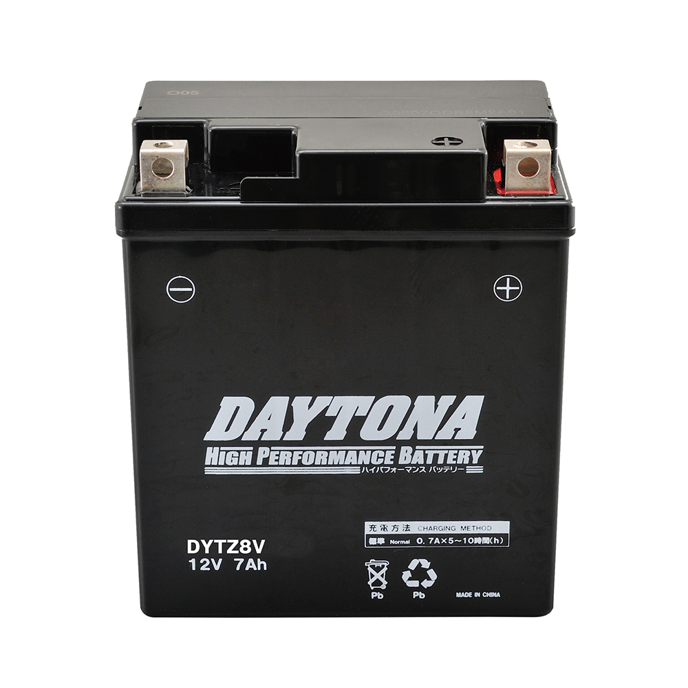 ハイパフォーマンスバッテリー DYTZ8V（GSユアサ GTZ8V互換） DAYTONA（デイトナ） CRF250RALLY（ラリー）17年