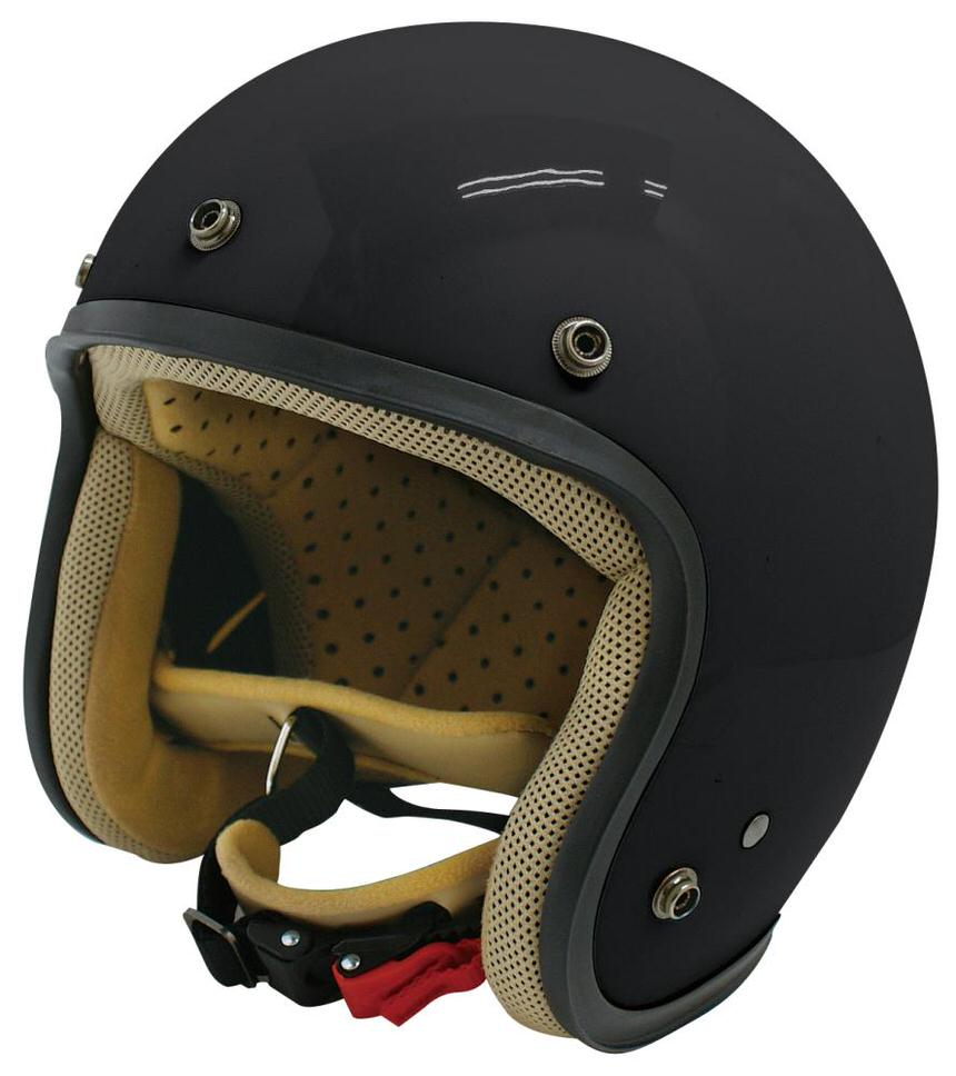 DAMM TRAX（ダムトラックス） JET-D（ジェット・ディー）パールブラック レディースフリーサイズ（57-58cm）ジェットヘルメット