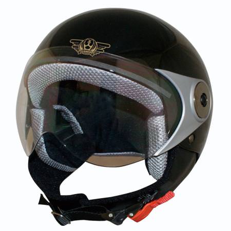 DAMM TRAX（ダムトラックス） ダムキッズ ポポGT ブラック キッズサイズ（54〜56cm）ジェットヘルメット