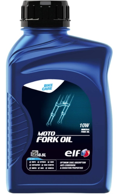 MOTO FORK OIL（モーターサイクル用フォークオイル） 10W 0.5L（リットル） elf（エルフ）
