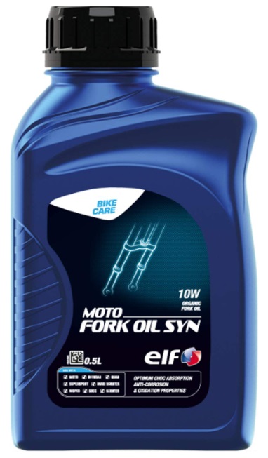 MOTO FORK OIL（モーターサイクル用フォークオイル） SYN 10W 0.5L（リットル） elf（エルフ）