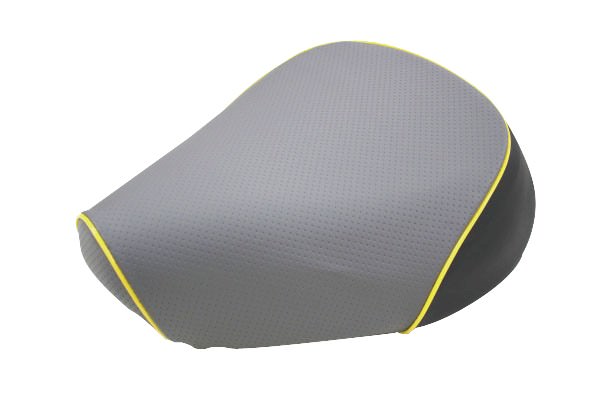 張替タイプ 国産シートカバー エンボスグレー/黄色パイピング GRONDEMENT（グロンドマン） DJ-1（AF12-MF/MSG/MG）