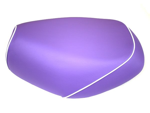 張替タイプ 国産シートカバー パープル/白パイピング GRONDEMENT（グロンドマン） DJ-1（AF12-MF/MSG/MG）