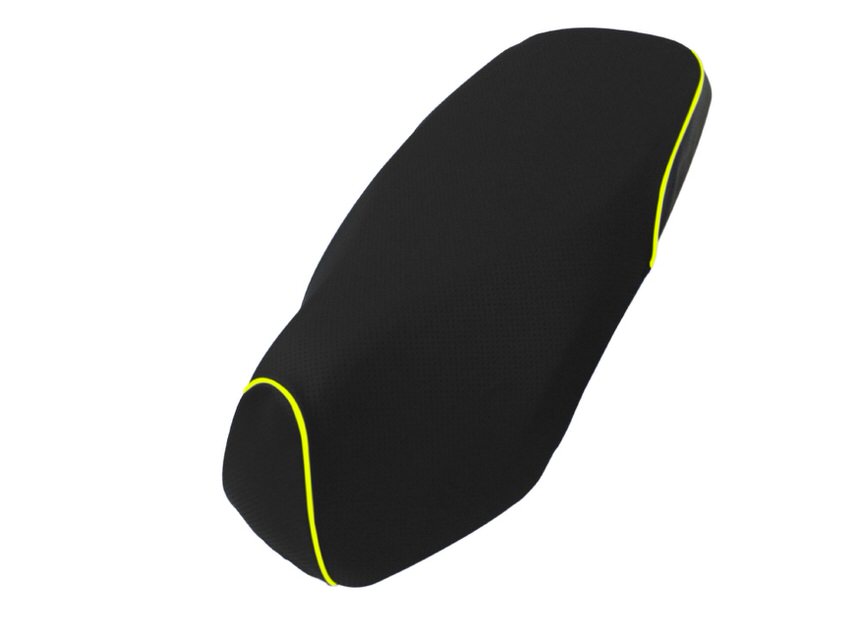 張替タイプ 国産シートカバー エンボスブラック（後部:ブラック）/黄パイピング GRONDEMENT（グロンドマン） ダンク（Dunk）AF74