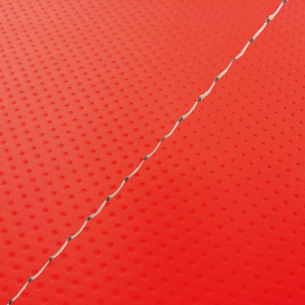 張替タイプ 国産シートカバー フルエンボスレッド/透明ステッチ GRONDEMENT（グロンドマン） ハンターカブ（CT110）