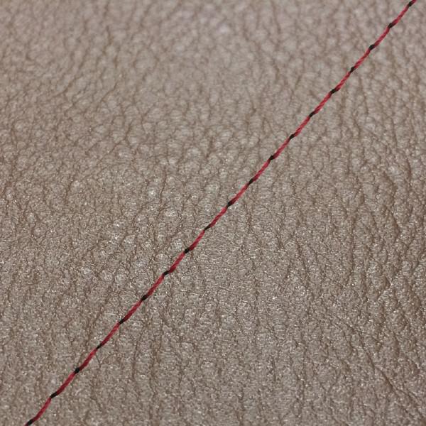 張替タイプ 国産シートカバー ダークブラウン/赤ステッチ GRONDEMENT（グロンドマン） ハンターカブ（CT110）