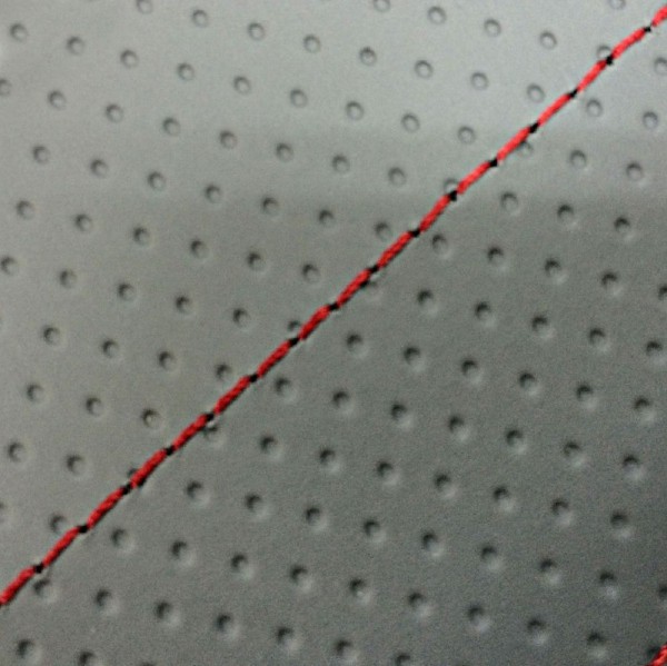 張り替えタイプ 日本製シートカバー エンボスグレー/赤ステッチ GRONDEMENT（グロンドマン） DJ-1 RR （AF19）