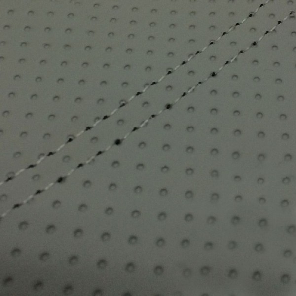 張り替えタイプ 日本製シートカバー エンボスグレー/透明ダブルステッチ GRONDEMENT（グロンドマン） DJ-1 RR （AF19）