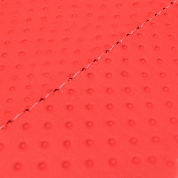 張り替えタイプ 日本製シートカバー エンボスレッド/透明ステッチ GRONDEMENT（グロンドマン） DJ-1 RR （AF19）