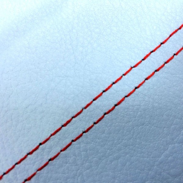 張り替えタイプ 日本製シートカバー ライトブルー/赤ダブルステッチ GRONDEMENT（グロンドマン） DJ-1 RR （AF19）