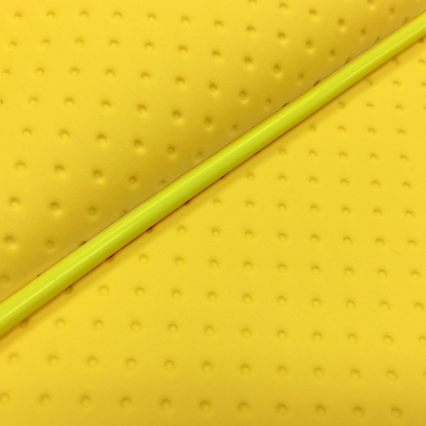 張り替えタイプ 日本製シートカバー フルエンボスイエロー/黄色パイピング GRONDEMENT（グロンドマン） DJ-1 RR （AF19）