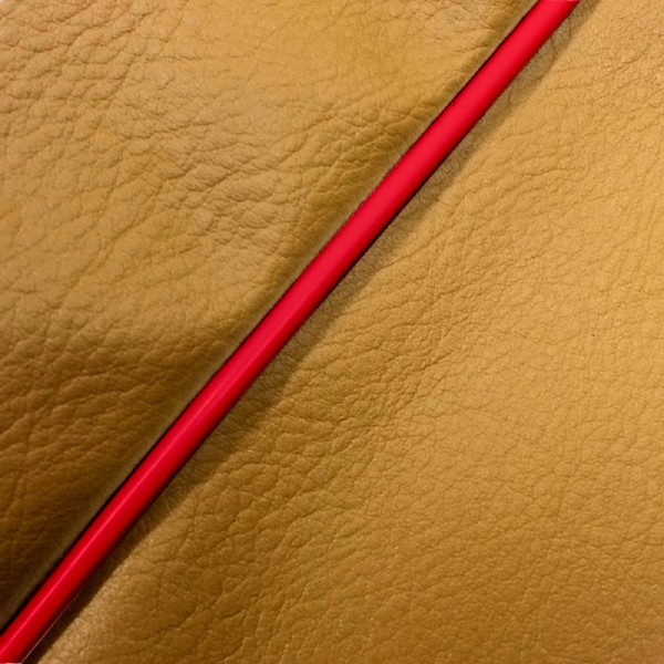 張り替えタイプ 日本製シートカバー 黄土色/赤パイピング GRONDEMENT（グロンドマン） DJ-1 RR （AF19）