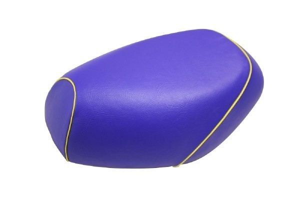 張替タイプ 国産シートカバー 青/黄色パイピング GRONDEMENT（グロンドマン） CL50（ベンリイ）