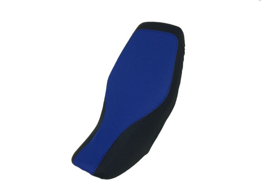 被せタイプ 国産シートカバー エンボスブルー・エンボスブラック ツートンカラー/黒ステッチ GRONDEMENT（グロンドマン） GROM（グロム）