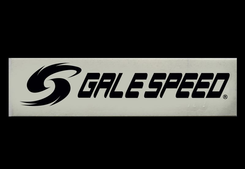 GALE SPEED 抜き文字ステッカー ブラック 180mm  GALE SPEED（ゲイルスピード）