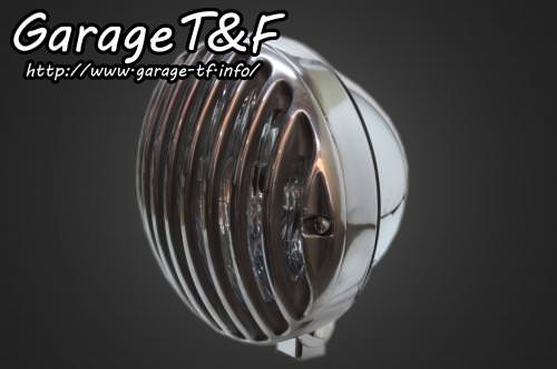 5.75インチバードゲージヘッドライト（メッキ/ポリッシュ） ガレージT&F