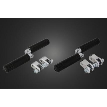 アルミフットペグ タイプI（ブラック） フロント&リアSET マグナ250 ガレージT&F