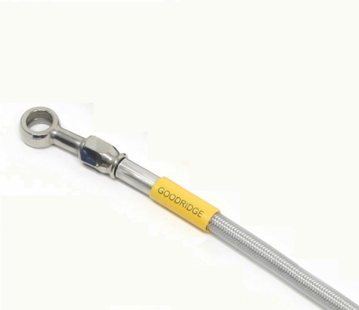 ビルドアライン ブレーキホースキット フロント用 ステンレス クリアホース GOODRIDGE（グッドリッジ） W800（ABS）21年