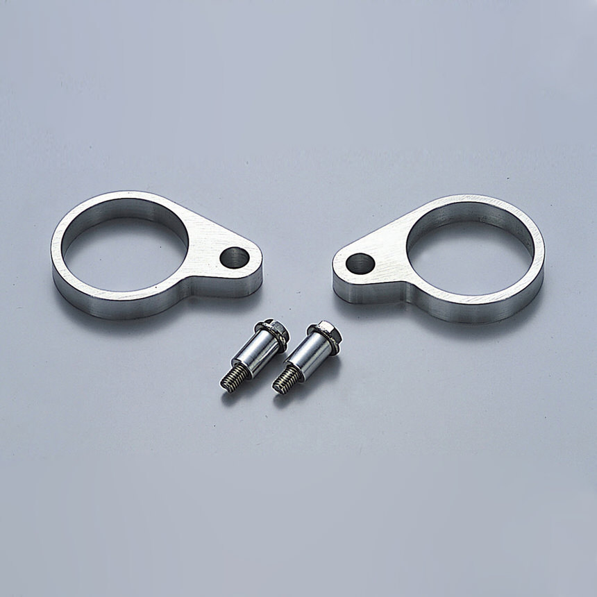 ハンドルアップスペーサー セパレートハンドル車用H10 内径φ46mm シルバー HURRICANE（ハリケーン） ZX-9R（98年、99年 正立フォーク用）