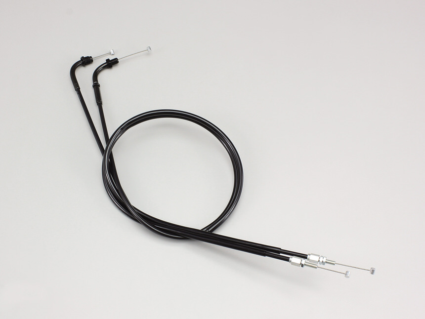 スロットルワイヤーW ブラック 100mmロング HURRICANE（ハリケーン） CB1100Type1（10〜12年）