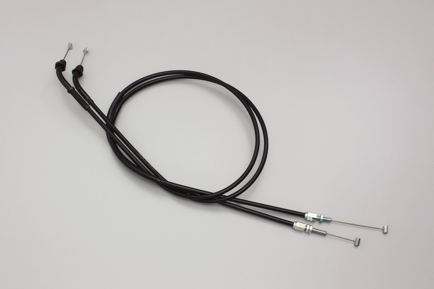 スロットルワイヤーW ブラック 170mmロング HURRICANE（ハリケーン） VFR800（98〜01年 RC46）