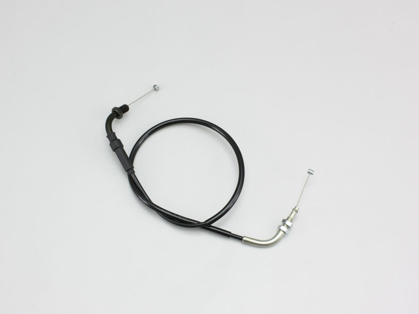 スロットルワイヤー ブラック 150mmロング HURRICANE（ハリケーン） モンキー（MONKEY）09〜12年 AB27