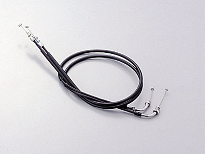 スロットルワイヤーW ブラック 200mmロング HURRICANE（ハリケーン） マグナ750（93年〜 RC43）